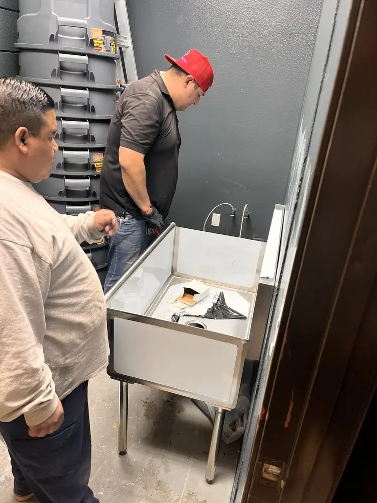 Commercial plumbing and sink installation in Brewster Hill